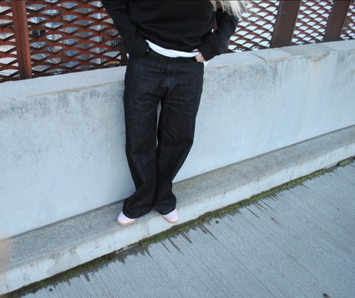 "CPHGN" Selvadge Denim Jeans Black