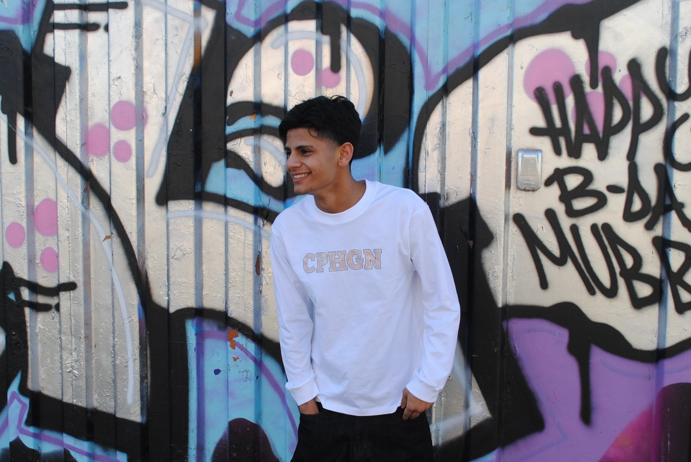 "CPHGN" Pink and White Camo Long Sleeve