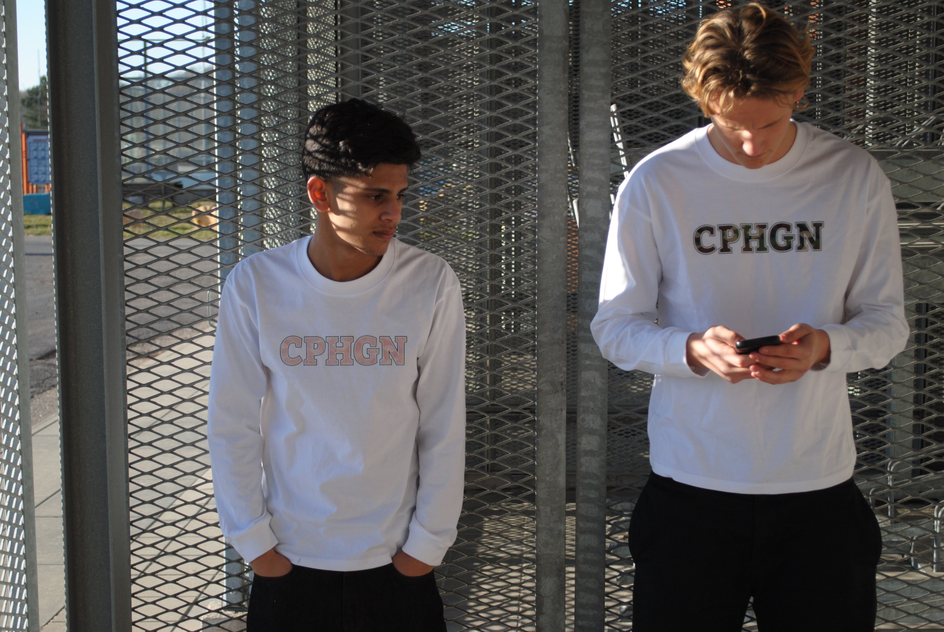 "CPHGN" Pink and White Camo Long Sleeve