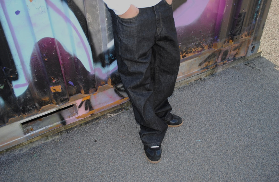 "CPHGN" Selvadge Denim Jeans Black