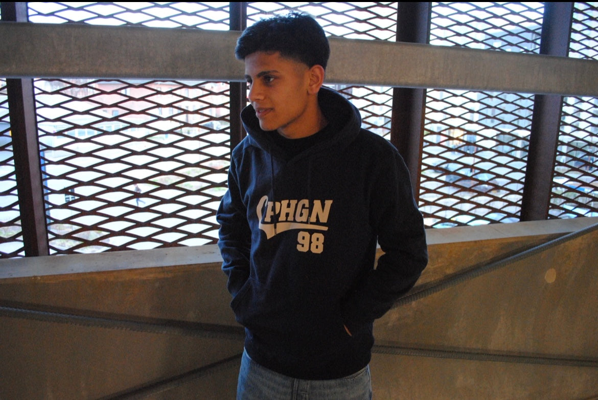 “CPHGN” Hoodie Navy Blue