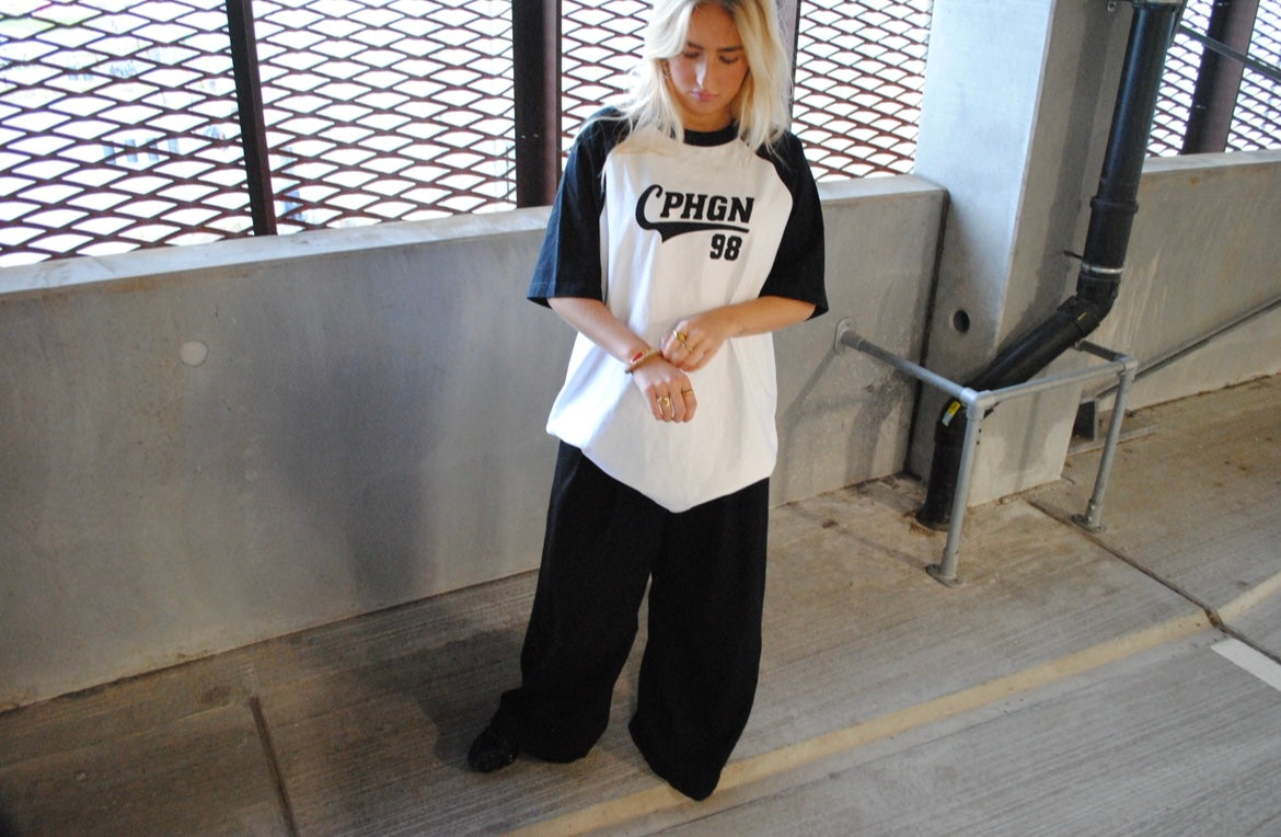 "CPHGN" Tshirt Black and white