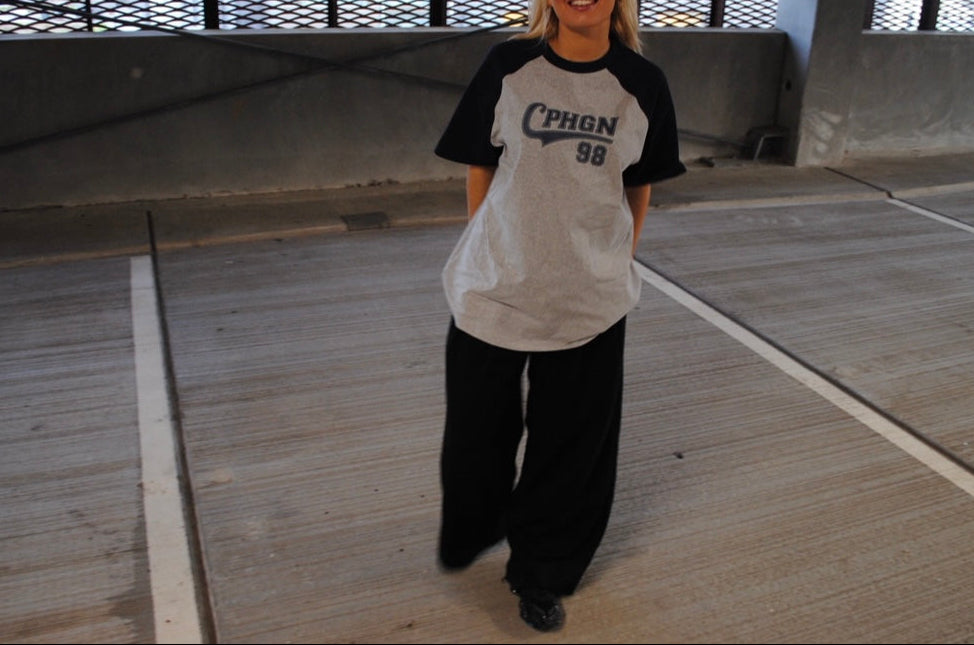 “CPHGN” Tshirt Navy Blue And Grey