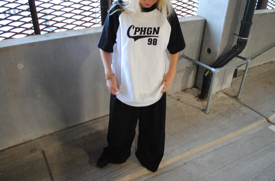 "CPHGN" Tshirt Black and white